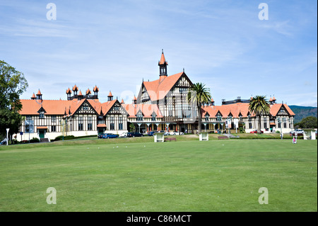 Das Museum für Kunst und Geschichte Regierung Gärten in Rotorua Nordinsel Neuseeland NZ Stockfoto