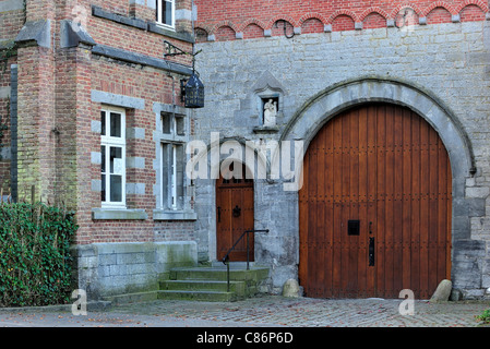 Die Trappisten Kloster Rochefort / Abtei Notre-Dame de Saint-Rémy, Ardennen, Belgien Stockfoto