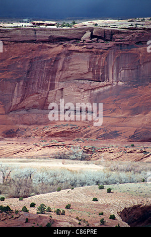 Erste Ruine, Canyon de Chelly, Arizona Stockfoto