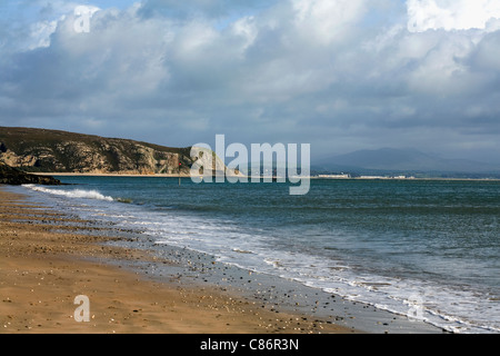 Der Strand von Abersoch Lleyn Halbinsel Gwynedd Wales Stockfoto