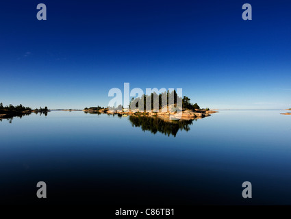 Aufgenommen in der Morgendämmerung am Whistler Bucht in der Nähe von Key River, Georgian Bay Lake Huron, Ontario, Kanada Stockfoto