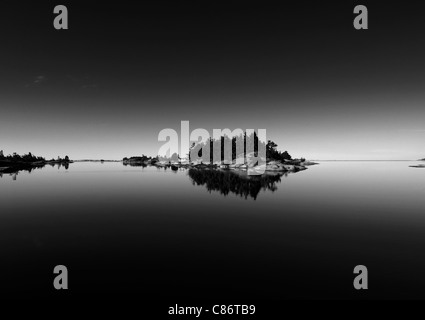 Aufgenommen in der Morgendämmerung am Whistler Bucht in der Nähe von Key River, Georgian Bay Lake Huron, Ontario, Kanada Stockfoto