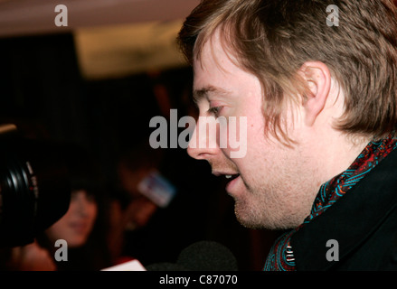 Ricky Wilson von den Kaiser Chiefs am Meteor Music awards 2007, Dublin, Republik Irland Stockfoto
