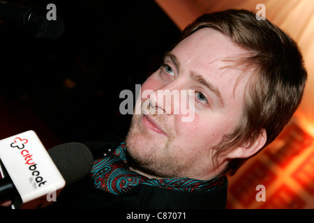 Ricky Wilson von den Kaiser Chiefs am Meteor Music awards 2007, Dublin, Republik Irland Stockfoto