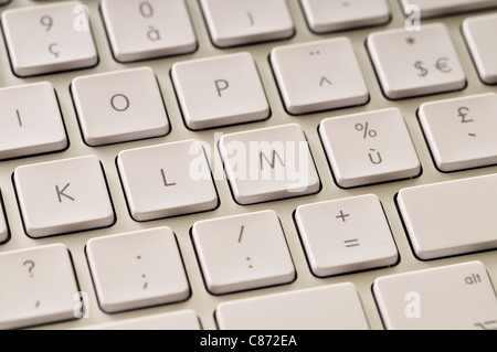 Nahaufnahme der Tastatur Stockfoto