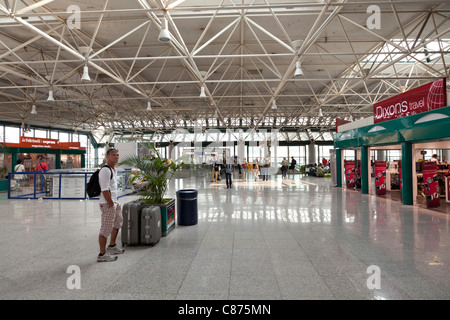 Rom Fiumicino Leonardo da Vinci Flughafen terminal 3 Innenraum Stockfoto