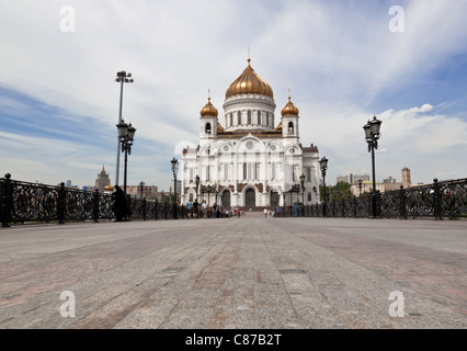 Christ-Erlöser-Kathedrale - die Hauptkirche der russisch-orthodoxen Kirche in Moskau Stockfoto