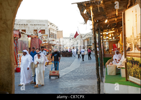 Souq Waqif Doha Katar Nahost Stockfoto