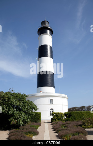 Ein Leuchtturm auf der Insel Oléron Stockfoto