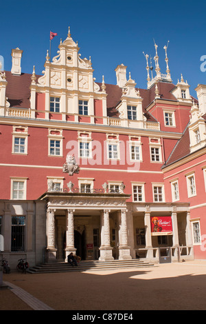 Neues Schloss, neuer Palast in Fuerst-Pueckler-Park, Bad Muskau, Deutschland Stockfoto
