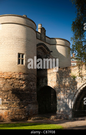 UK, Nottinghamshire, Nottingham Castle, Torhaus Stockfoto