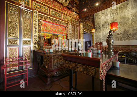 Khoo Kongsi Clanhouse und Tempel, Georgetown, Penang, Malaysia Stockfoto
