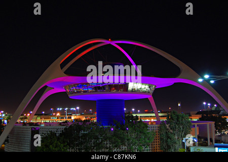 Thema Gebäude, Los Angeles International Airport, Kalifornien Stockfoto