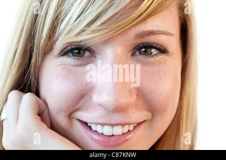 Blonde Frau Stockfoto
