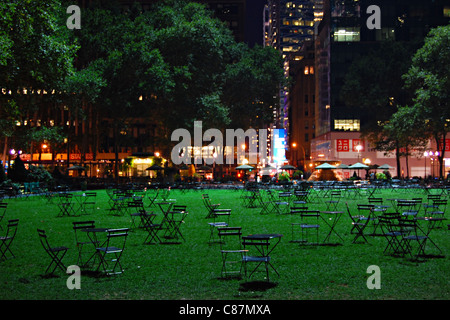 Bryant Park in New York City Stockfoto