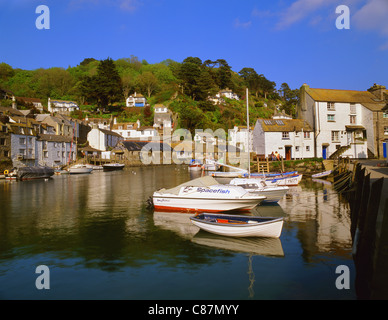 Großbritannien, Cornwall, Polperro Harbour. Stockfoto