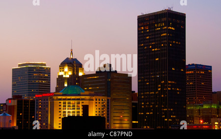 Innenstadt Zentrum Skyline von Oklahoma City, Oklahoma, USA Stockfoto