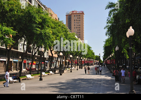 Rambla Nova, Tarragona, Costa Daurada, Provinz Tarragona, Katalonien, Spanien Stockfoto