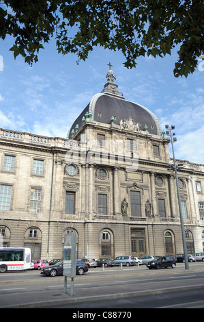 historische Hôtel-Dieu de Lyon Allgemeinkrankenhaus in Lyon City, Frankreich Stockfoto