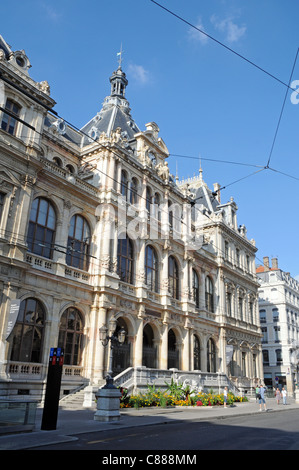 Palais De La Bourse oder Palais du Commerce am Ort des Cordelier in Lyon Stadt in Frankreich Stockfoto