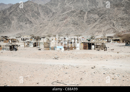 Elendsviertel in Taba, Ägypten Stockfoto