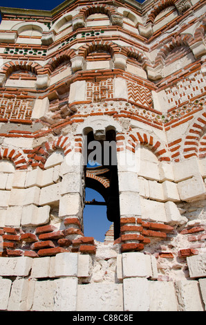 Bulgarien, Nessebar (aka Nessebar oder Nessebar). St. John Aliturgetos (ungeheiligten) Kirche. Stockfoto