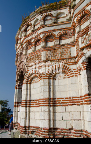 Bulgarien, Nessebar (aka Nessebar oder Nessebar). St. John Aliturgetos (ungeheiligten) Kirche. Stockfoto
