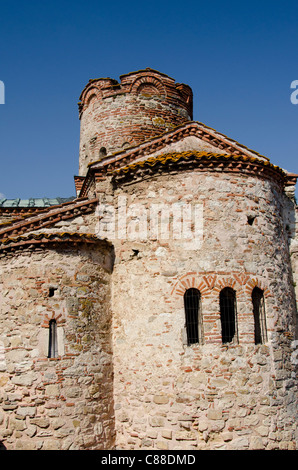 Bulgarien, Nessebar (aka Nessebar oder Nessebar). St. Johannes der Täufer Kreuzkirche, 10. Jahrhundert. UNESCO-Weltkulturerbe. Stockfoto