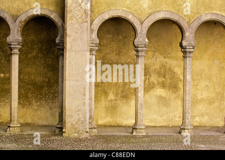 Private lauschigen Innenhof von Portugal Stockfoto