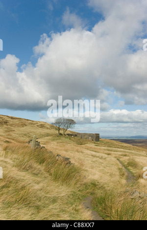 Top Withins auf Haworth Moor Stockfoto