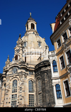 Frauenkirche in Dresden Stockfoto