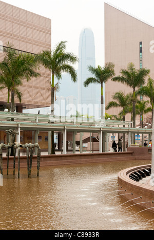 Das Museum für Kunst und Kulturzentrum Waterfront Promenade Kowloon Hong Kong China Asien Stockfoto