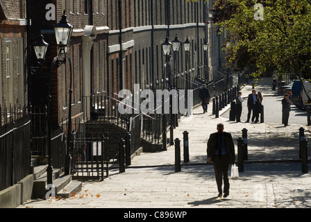 Könige auf der Werkbank zu Fuß, Inner Temple. Inns Of Court. Anwälte-Kammern-Gebäude. London UK HOMER SYKES Stockfoto