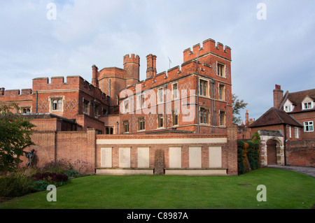 Eton Schule in der Nähe in der Nähe von Windsor Gebäude und Spielfelder. Berkshire. England. Stockfoto