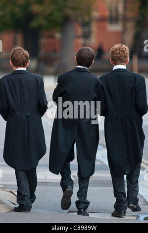 Eton Public School jungen. Berkshire, England, Vereinigtes Königreich. Stockfoto