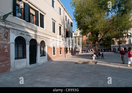 Das hebräische Ghetto in Venedig Stockfoto