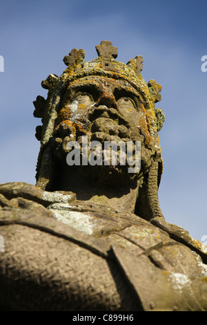 Stadt Stirling, Schottland. Nahaufnahme von König Robert der Bruce-Denkmal auf Stirling Castle Esplanade. Stockfoto