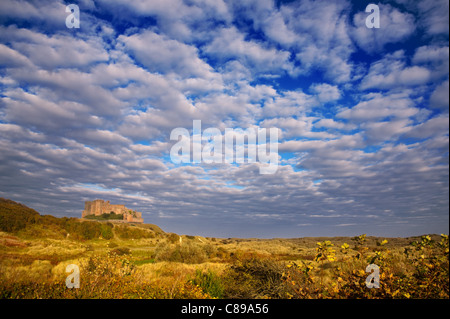 Bamburgh Castle in Northumberland, England, UK. Stockfoto