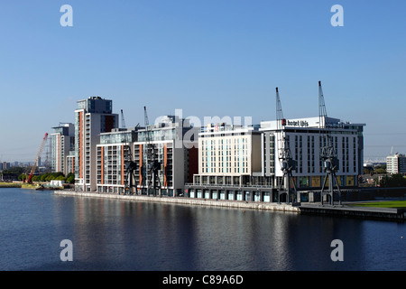 Royal Victoria Docks-Docklands-London Stockfoto