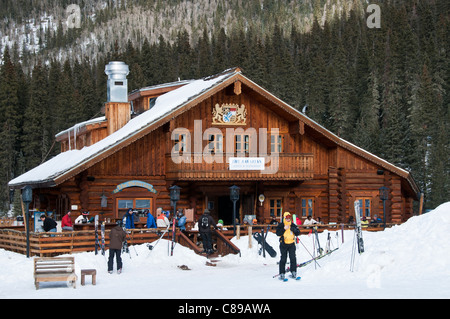 Der bayerische Lodge, Taos Ski Valley Ski Area, Taos Ski Valley, New Mexico. Stockfoto