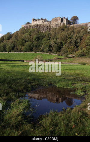 Stadt Stirling, Schottland. Der Westen Zinnen von Stirling Castle. Stockfoto