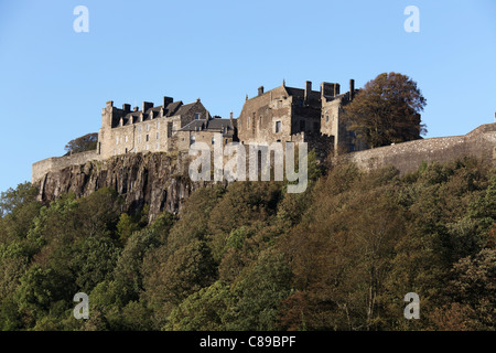Stadt Stirling, Schottland. Der Westen Zinnen von Stirling Castle. Stockfoto