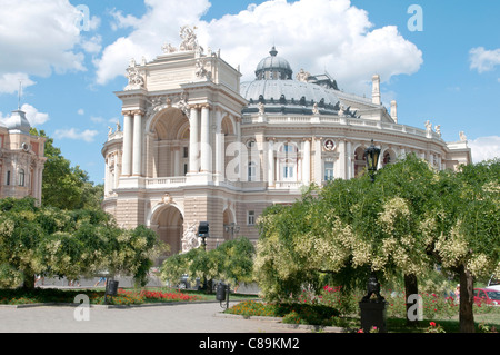 Odessa-Akademie Opern- und Balletthaus. Stockfoto