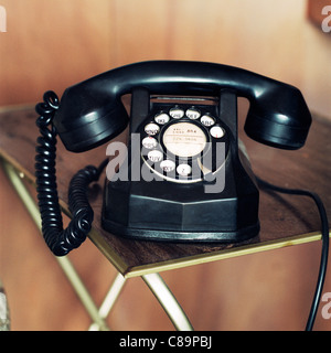 Vintage antik retro Telefon Stockfoto