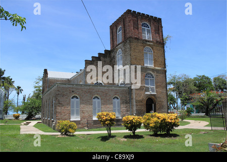 St. Johns Cathedral, die älteste anglikanische Kathedrale in Mittelamerika begann 1812, Albert Street, Belize City, Belize, Caribbean Stockfoto