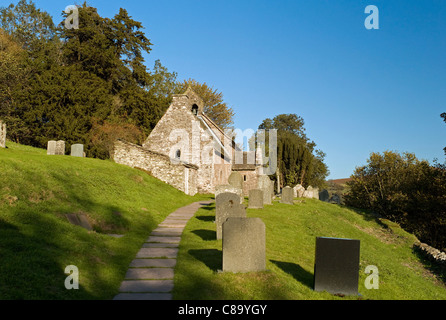 Partrishow, Patricio Kirche, Powys, Wales, UK Stockfoto