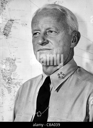 CHESTER w. NIMITZ (1885-1966) als die fünf Sterne-Admiral und C-inC der pazifischen Flotte Stockfoto