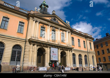 Nobelmuseet Museum Stortorget Platz Gamla Stan Altstadt Stockholm Schweden Europa Stockfoto