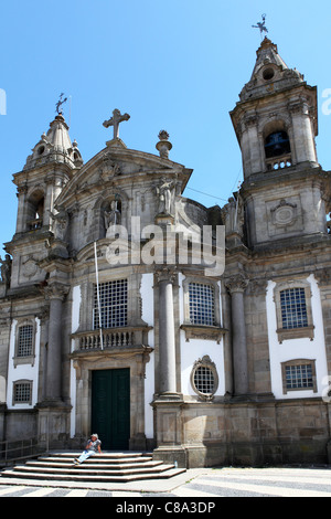 Fassade des St Mark Church (Igreja Do Sao Marcos) in Braga, Portugal. Stockfoto