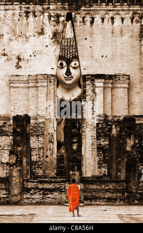 Wat Si Chum, Sukhothai, Thailand Stockfoto